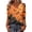 Ginger-B-120708aa, variant on Trgacdwlo S-5XL Womens Halloween Printed Shirts Funny Ghost Graphic V Neck 3/4 Sleeve Tops for Women Fall Cat Pumpkin Print Womens Tunic Tops