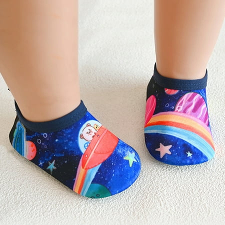 

Hunpta Toddler Shoes Prewalker First Walkers Babies Children Soft Sole Socks Cartoon Non Slip Thick Baby Shoes