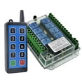 thumbnail image 2 of Interruptor de Control Remoto InaláMbrico Rf de 8 Canales DC 9-72V Interruptor de Control Remoto InaláMbrico de Control de Motor, 2 of 8