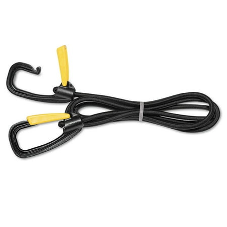 

Kantek KTKLGLC10 Heavy-duty Bungee Cord 1 Black Yellow