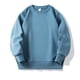 thumbnail image 1 of Blusas y camisas de manga larga con cuello redondo para niños, sudadera deportiva informal de color liso con cuello redondo y manga larga para niñas, top de poliéster, 1 of 5