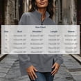 thumbnail image 6 of cocolona Womens Half Zip Pullover Sweatshirts Casual Long Sleeve Stand Collar Shirts Workout Loose Solid Color Tops, 6 of 8