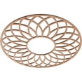 thumbnail image 2 of 24"OD x 8 1/4"ID x 3/8"T Cannes Wood Fretwork Pierced Ceiling Medallion, Cherry, 2 of 3