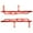Red, variant on lionlar 2x RC Side Pedal Foot Pedal for Axial SCX6 Jlu Wrang Ler 4Wd-Axi05000T1 1:6 RC Vehicles Replacement Parts Spare Parts Gold