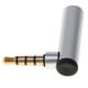 thumbnail image 4 of Ángulo de sonido De 3.5 Mm Y 4 piezas, , Enchufe A Enchufe, Enchufe Adaptador Plata Hugo Conector jack de audio, 4 of 6