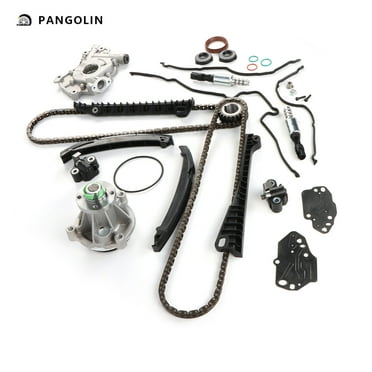 PANGOLIN Engine Timing Chain Kit with Oil Pump Water Pump Fit for 2005-2010 Lincoln Navigator, F-150 F-250 F-350 Expedition 5.4L 24 Valve Engine Replacement Part