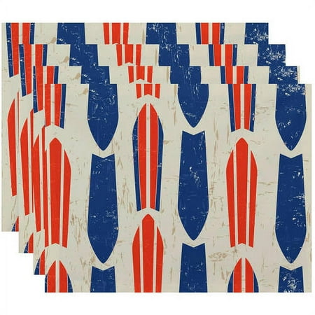 

Simply Daisy 18 x 14 Dean Geometric Print Placemats Set of 4