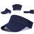 thumbnail image 3 of Gorras deportivas con visera solar ajustables para hombre y mujer, 3 of 5