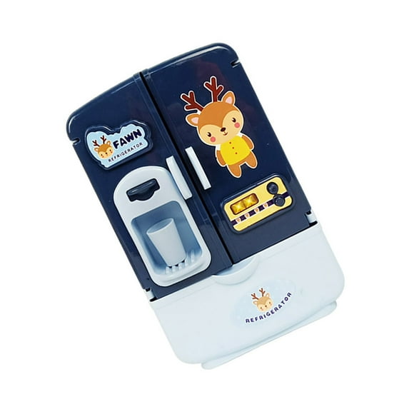 letairis Simulation Fun Smart Refrigerator Toys Home Small Appliances Play Cartoon Pattern Fridge Toy Party Supplies Gift DIY Craft