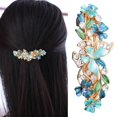 thumbnail image 1 of Lady Strass Pince à Cheveux Fleur Papillon Décoratif Pince à Cheveux Français Barrette, 1 of 10