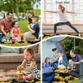 thumbnail image 6 of 80”x 80”Extra Large Sunflower Picnic Blankets Waterproof Foldable Beach Blanket Sandproof,3-Layer Thicking Outdoor Packable Blanket for Camping, Park, Beach, Grass, Indoors, 6 of 6