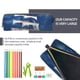 thumbnail image 5 of Disketp Moonlit Night Sea Sailboat Estuche de Lápices de Cuero con Cierre, Estuche Compacto para Papelería, Bolígrafos y Accesorios Pequeños, 5 of 7