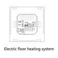 thumbnail image 1 of WiFi Smart Thermostat Temperature Controller For Gas Boiler Electric Underfloor Heating Humidity Display Works ,Easy to Install, 1 of 6
