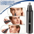 thumbnail image 2 of Recortadora de pelo nasal SYAWS Pantalla LED recargable por USB plateada, 2 of 7