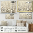 thumbnail image 4 of Designart "Symphony Of Golden Fronds IV" Ferns Floater Framed Canvas Prints, 4 of 5