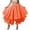Orange, variant on QHFBli Women's Cotton 5 Tiered A Line Pleated Maxi Skirt Long Boho Gypsy Dance Skirts