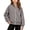 Gray, variant on ATOGUTA Sweatshirt Boys Full Zip Up Long Sleeve Warm Uniform Sweatshirt Fall Winter Fashion Jacket With Pocket Size 4T-15