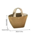 thumbnail image 5 of WEIWEIGG Natural Wicker Beach Bag for Women, Large Capacity Summer Tote, Multipurpose Rattan Shoulder Bag for Travel & Shopping​​, 5 of 5