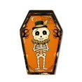 thumbnail image 2 of Custom Vintage Halloween Decor Indoor, Retro Wooden Block for Shelf Decor, Coffin Halloween Decor Halloween Wooden Decorations, Freestanding Tabletop Blocks, 2 of 5