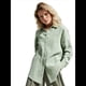 thumbnail image 2 of Camisas de Mujer con Botones, Larga, Algodón, Informales, con Cuello, Corte Holgado. Verde L, 2 of 7