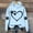 B_ Light Blue, variant on UTSJKR Dog Mom Hoodie for Women Mens Cat Paw Sweatshirt Heart Graphic Hooded Pullover Pet Puppy Owner Lovers Matching Tops Khaki L