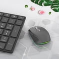 thumbnail image 4 of BT Mouse for Laptop, 2.4G USB Optical Mouse, RGB Mouse Dual Mode 2400 DPI with 12 RGB Lighting Effects for Laptop for  for OS X, 4 of 7