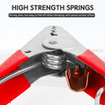 thumbnail image 2 of Jumper Cable Clamps Heavy Duty 4 Pcs, Battery Ends 6inch Charger Alligator, 2 of 7