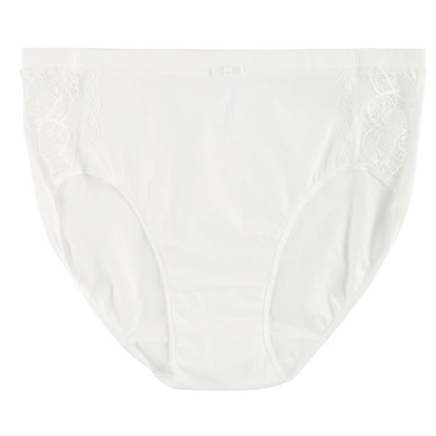 Bali - Bali Lace Desire Cotton Hi-Cut Panties - Walmart.com - Walmart.com