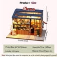thumbnail image 3 of Miniature House Kit, MOJINO DIY Tiny Book Nook Kit, Wooden 3D Puzzle Sushi House, DIY Handmade Miniature House Models for Adults, Birthday and Mother’s Day Gifts for Mom, Family and Friends, 3 of 5