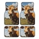 thumbnail image 1 of Balery Daisy Flower Field Cow Juego de 4 Alfombrillas para Auto, Revestimientos de Caucho Resistente, Diseño Antideslizante, 1 of 7