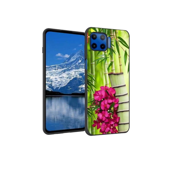 Bamboo-Tree-67 Phone Case, Degined for Moto G 5G Plus Case Men Women, Flexible Silicone Shockproof Case for Moto G 5G Plus