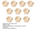thumbnail image 7 of 10Pcs Faux Flower Head Beautiful Multi-purpose DIY Clothing Accessories Fake Flower Head for Handicrafts-Grey, 7 of 7