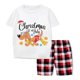 thumbnail image 2 of Pijamas familiares navideños a juego, conjuntos de Pijamas cortos grises para mascotas, Navidad en julio, 2 of 4