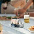thumbnail image 5 of Yayeee Ashtray with Lid for Cigarette Smokeless Stainless Steel Home Ash Holder, Abstract Landscape, 5 of 7