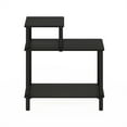 thumbnail image 3 of Furinno Turn-N-Tube 3-Tier Rectangular Sofa Side Table, End Table with Open Shelves, Espresso/Black, 3 of 6