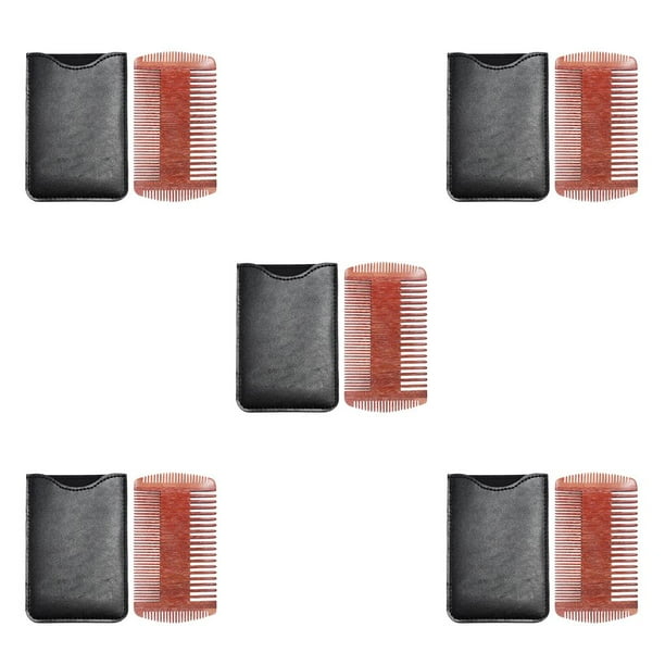 Soidarity Peines para bigote, herramientas profesionales de enfermería, suministros de modelado de cuatro lados para salones de belleza en el hogar, Type2 NO2 Soidarity CBP212944