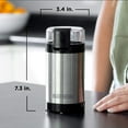 thumbnail image 6 of BLACK+DECKER Coffee Grinder, One Touch Push-Button Control, Stainless Steel CBG110S, 6 of 8