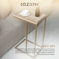 thumbnail image 6 of Open Box COZAYH Farmhouse C End Table, Accent Furniture w/Woven Rattan Tray Top, 6 of 9