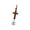 White, variant on Car Rearview Wooden Crosses Pendant Car Ornament Blessing for For Christian Driver