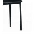 thumbnail image 2 of Modern Metal Dining Chairs - 1-Piece with Black PU Cushion, 2 of 5