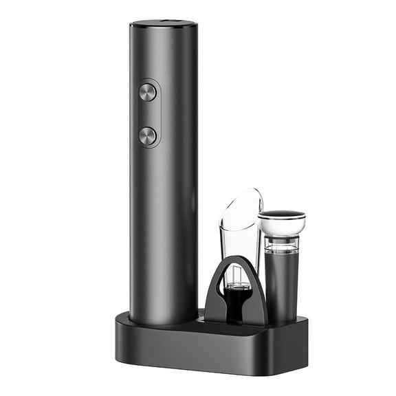 Electric Wine Opener Quick Automatic Electric Bottle Opener Wine Aerator Set