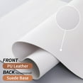 thumbnail image 3 of Leather Desk Mat - Non-Slip PU Desk Pad for Office and Home - Desk Organization and Accessories - Ideal for Large Mouse Pad and Desk Mats on Top of Desks (35.4" x 15.8", White), 3 of 8