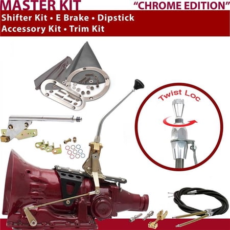 American Shifter 904 Shifter Kit 10 in. E Brake Cable Trim Kit Dipstick for D6CF5