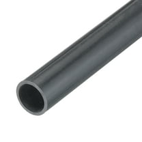 Uxcell Rigid Round Pipes High Impact for Water Pipe Crafts Cable Sleeve Dark Grey 9mm x 11mm