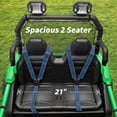 thumbnail image 5 of Outfunny 24V 10Ah Kids Ride on Toy, 4WD 2-Seater Electric Ride on Car UTV for Big Kids w/ Remote, Bluetooth - Green, 5 of 9