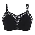 thumbnail image 4 of Sculptresse by Panache Activate Non-padded Underwire Sports Bra (9441),34HH,Mono Print, 4 of 6