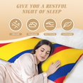 thumbnail image 6 of Body Pillow Case Cover With Zipper Colombia Flag Decorative Accent Long Pillowcase 21" X 60", 6 of 6
