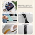 thumbnail image 5 of Yuyamidu Aesthetic Mushroom Lunch Box for Kids 8-12 Snail School Lunch Bag for Teen Girls 4th Grade Elementary/Middle School Lunchbox with Adjustable Strap Front Pockets Students Gifts, 5 of 7