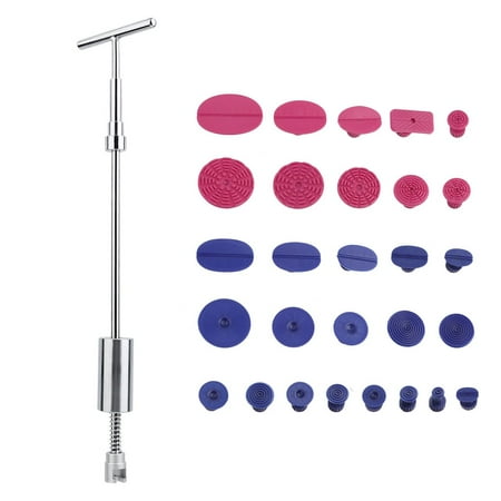 Practical Useful Car PDR Tools Kit Professional Auto Car less Dent Suction Cup Repair Tools For Dent Removal, Silver