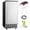 Sliver, variant on SIMZLIFE Built-in Ice Maker 80Lbs/24H, Under Counter or Freestanding, Self-Cleaning, Kitchen & Bar, Black